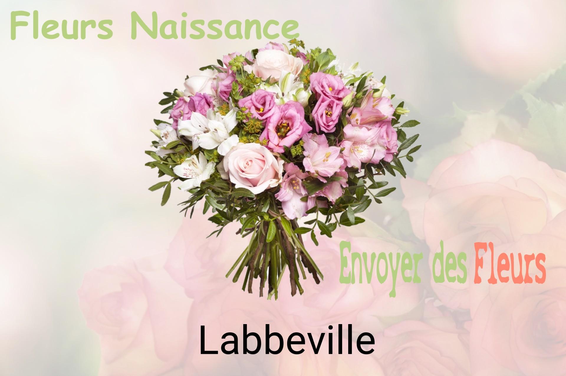 Bouquet de fleurs de naissance livré à Labbeville